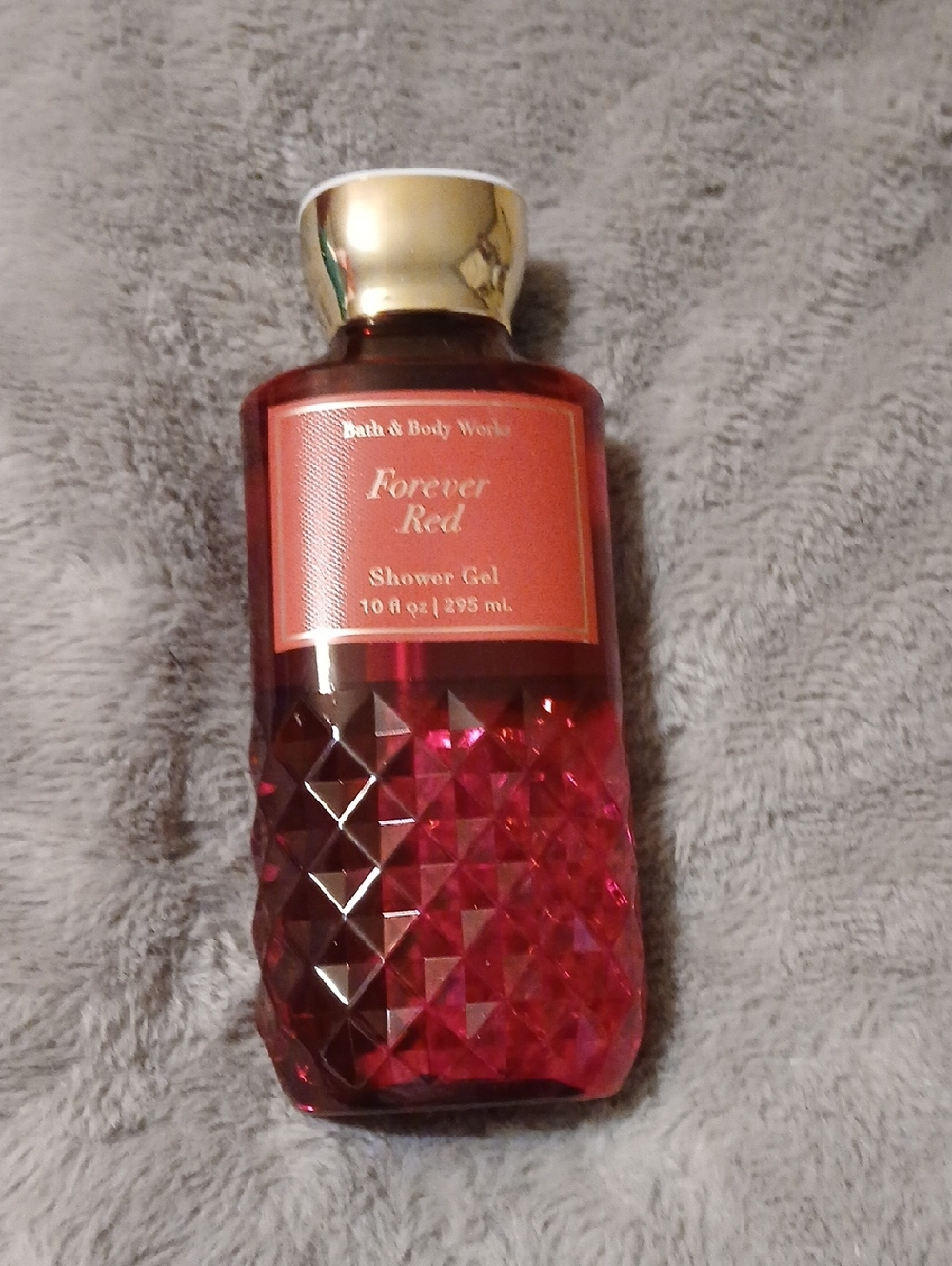 Bath & Body Works Forever Red Shower Gel - Red Bottle with Gold Cap